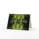 Invitation Fractal Green Card