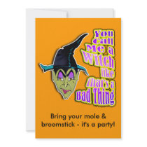 Invitation - HALLOWEEN WITCH