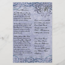 Invitation Insert Flyer Design