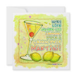 Invitation - Lemon Drop Martini