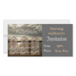Invitation Meditation Template photo cards