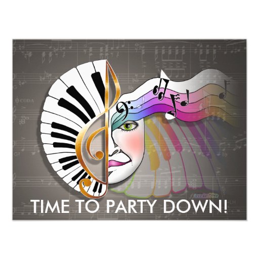 Invitation - Music Mask
