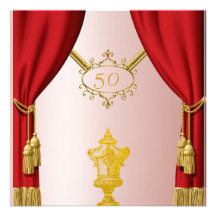Invitation Pink Red curtain Invitation