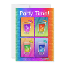 Invitation - Pop Art Cocktails
