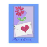 Invitation postcards