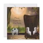 Invitation Puppy Dogs Cat Maltese Puppies