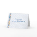 Invitation to a Press Conference cards