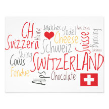 Invitation to a Swiss Theme Event