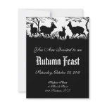 Invitation to an Autumn Feast or Harvest Ball