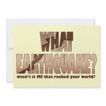 Invitation - What Earthquake?