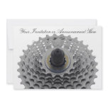 Invitation with Bike Sprocket