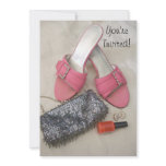 Invitations Birthday/Any Pink heels & Purse