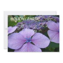 INVITATIONS Holiday Party Hydrangea Flower Friends