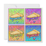 Invitations - Pop Art Piece of Pie
