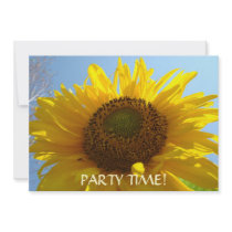 INVITATIONS SUNFLOWERS Party Time! Parties Invites
