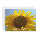 INVITATIONS SUNFLOWERS Party Time! Parties Invites