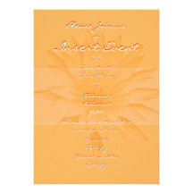 Invitations template - customisable lillies