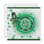 Invitations template - customisable shamrocks