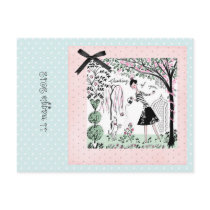 invite to a birthday party postcard