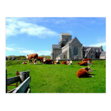 Iona Abbey Post Card