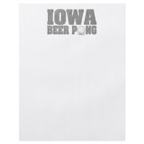 Iowa Beer Pong Flyer Design