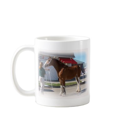 Iowa Clyde Show Missy ]white border Coffee Mug by randolph259