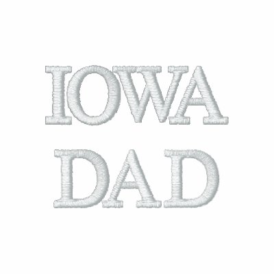 IOWA  DAD EMBROIDERED POLO SHIRT by mjc8693