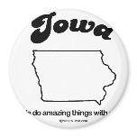 IOWA - "IOWA STATE MOTTO" T-shirts and Gear Fridge Magnets