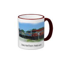 Iowa Northern Railroad mugs