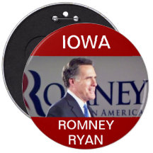 Iowa Romney Ryan Button