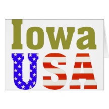 Iowa USA! Greeting Card