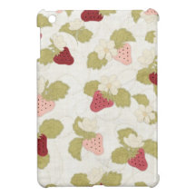 iPad Mini Quilted Strawberries iPad Mini Covers