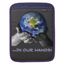 iPAD SLEEVE- EARTH HANDS