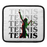 iPad Sleeve Women's Tennis 1 Black on Light