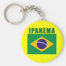 IPANEMA Brazil Beach Tshirts, Gifts Key Chain