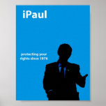 iPaul blue flyer posters