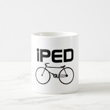 IPED design in simple black Mugs