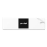 iPedal bumper stickers
