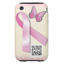 iPhone 3G/3Gs Case Template Breast Cancer Support Tough iPhone 3 Cover