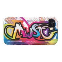 iPhone 4/4S Music Graffiti Case iPhone 4 Cases