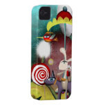 iPhone 4S Case - Lovely-bunny-lolipop-merry-go-rou Iphone 4 Case