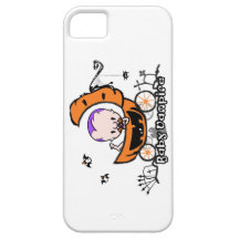 iphone 5 case with Baby Vampire + Pumpkin Stroller