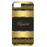 iPhone 5 Elegant Classy Gold Black Case For iPhone 5C
