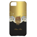 iPhone 5 Gold Black White Owl Jewel Image iPhone 5C Covers