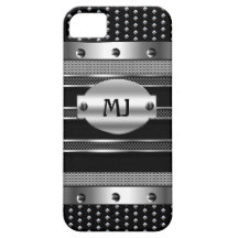 iPhone 5 Metal Studs look Chrome Mens iPhone 5 Covers