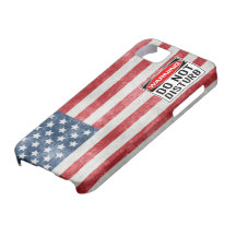 iPhone 5 USA Flag Military Do Not Disturb CASE