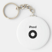 Ipod Spoof Ipood Black Keychains