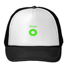 Ipod spoof Ipood green Mesh Hat