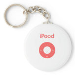 Ipod spoof Ipood pink Key Chains