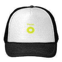 Ipod spoof Ipood yellow Mesh Hats